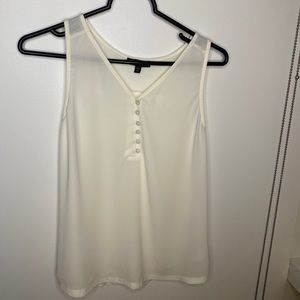 Express V Neck Button Front Blouse